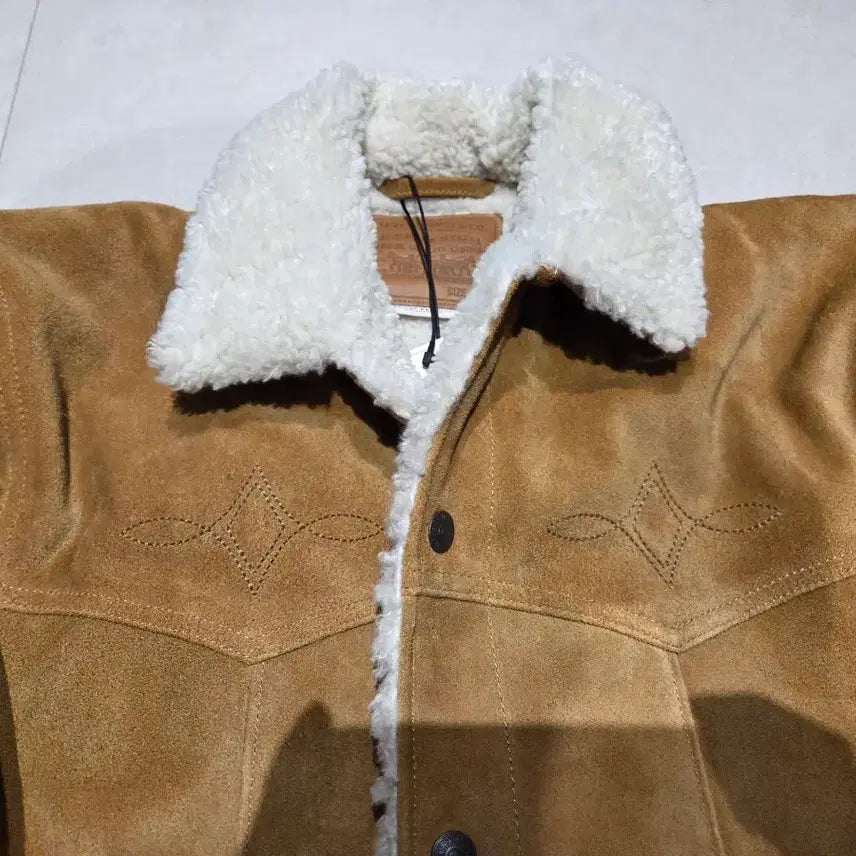 [BUNJANG] Levi's Premium Line Suede Shearling Sherpa / 리바이스 프리미엄라인 스웨이드 시어링 쉐르파