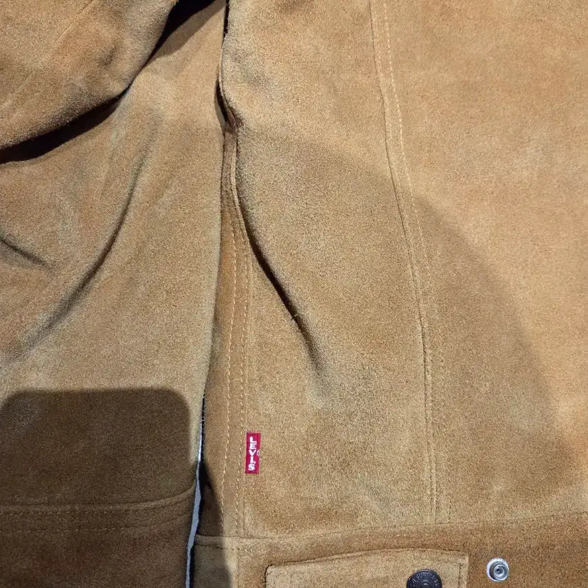 [BUNJANG] Levi's Premium Line Suede Shearling Sherpa / 리바이스 프리미엄라인 스웨이드 시어링 쉐르파