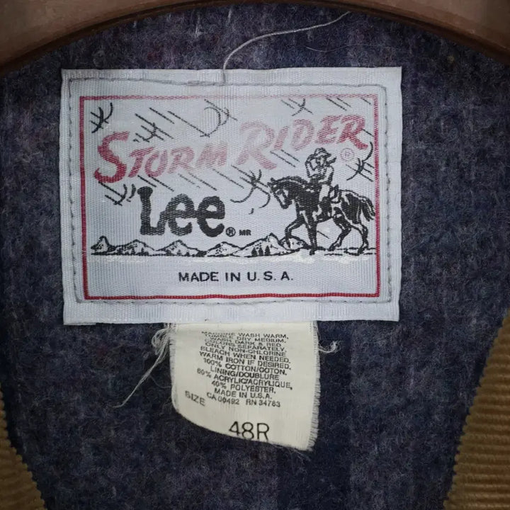 [BUNJANG] Lee 80s Vintage Storm Rider Denim Jacket / Lee 80s 빈티지 스톰라이더 데님 자켓 48R