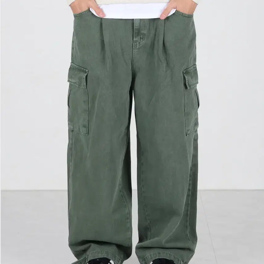 [BUNJANG] MMMC Cargo Wide Pants [L] / MMMC 카고 와이드 팬츠 [L]