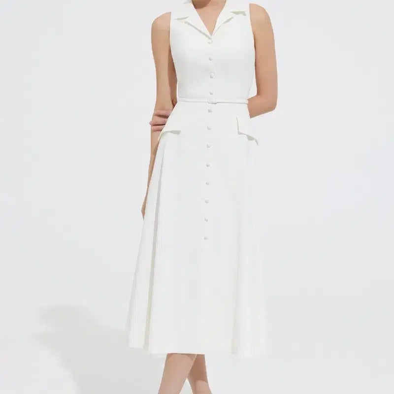 [SOLD OUT] 아보아보 오픈 카라 셔츠드레스 휴양지 화이트원피스 셀프웨딩스냅