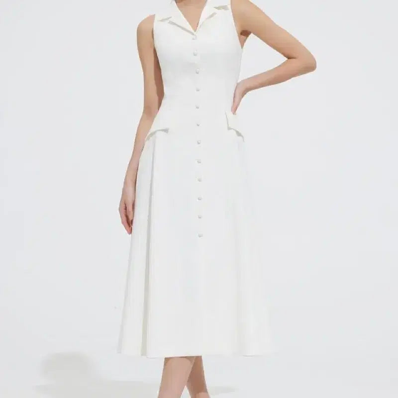 [SOLD OUT] 아보아보 오픈 카라 셔츠드레스 휴양지 화이트원피스 셀프웨딩스냅