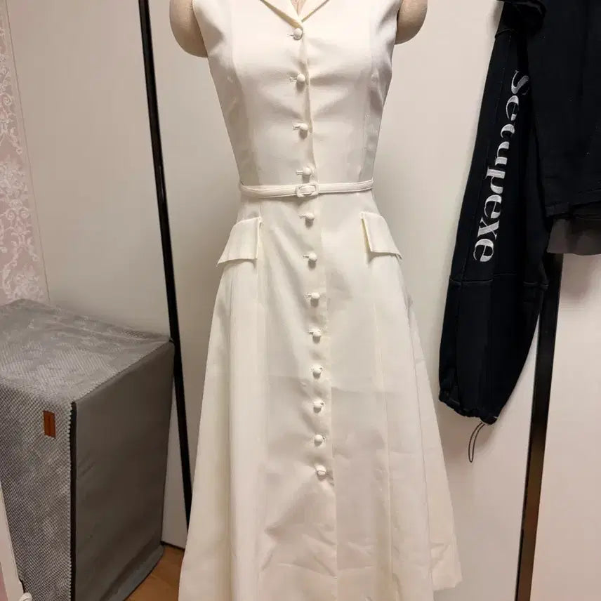 [SOLD OUT] 아보아보 오픈 카라 셔츠드레스 휴양지 화이트원피스 셀프웨딩스냅