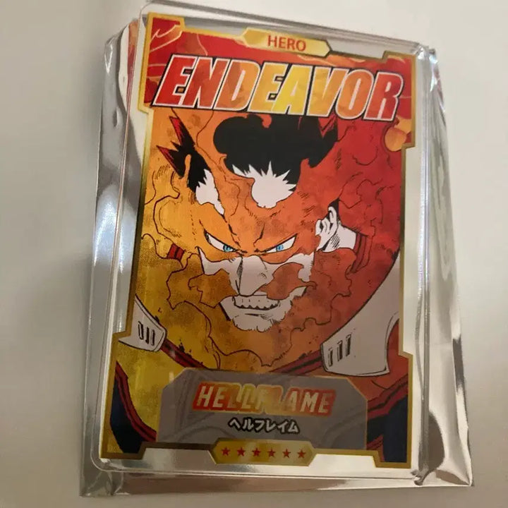 [BUNJANG] My Hero Academia Endeavor Acrylic Card / 나히아 원화 2026 스테이터스 아크릴 카드 엔데버 점프샵