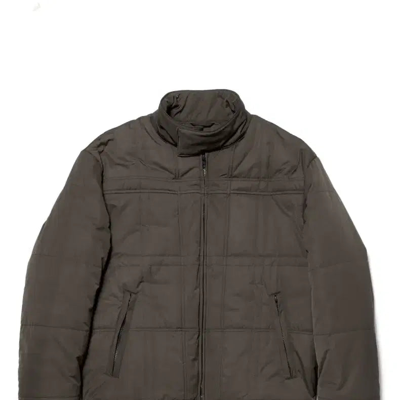 [BUNJANG] HATCHINGROOM Square Padding Jacket (Khaki, L) / HATCHINGROOM 스퀘어 패딩 자켓 카키 4(L)