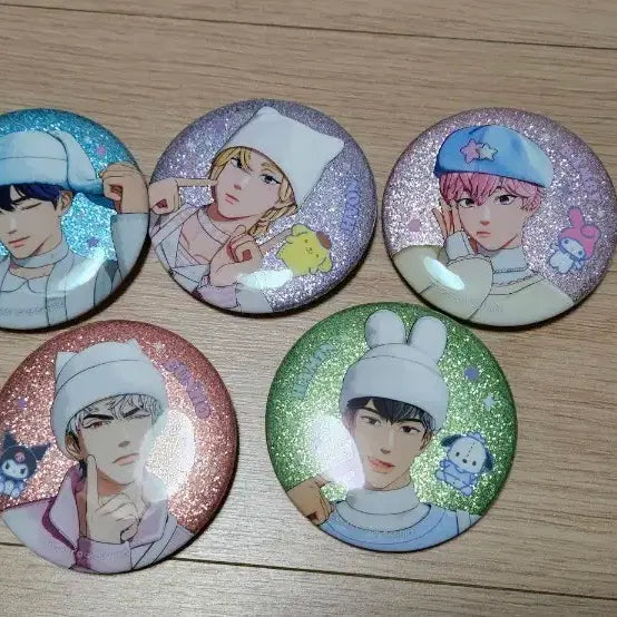 [SOLD OUT] 플레이브 플뿌우 뱃지 1세트