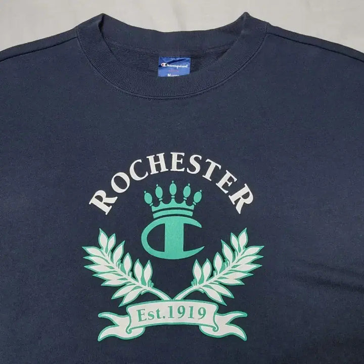 [BUNJANG] Champion Rochester Heritage Graphic Sweatshirt (Navy) / 할인!! [M] 챔피언 로체스터 헤리티지 그래픽 맨투맨 (네이비)