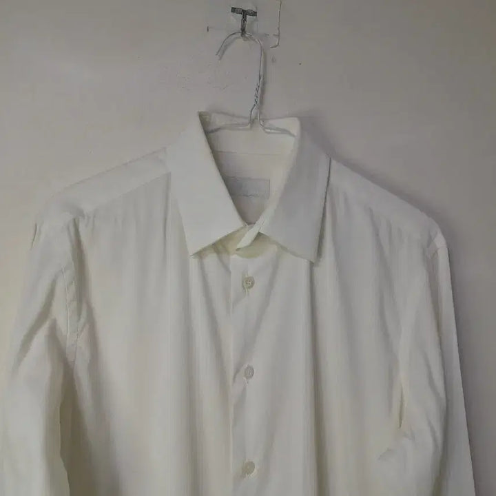 [BUNJANG] Prada Ivory Dress Shirt / 이태리산 프라다 아이보리 드레스셔츠 39 15 1/2