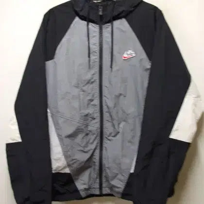 [BUNJANG] Nike Nylon Wind Hooded Jacket / 나이키 나일론 윈드 후드자켓 택100 L