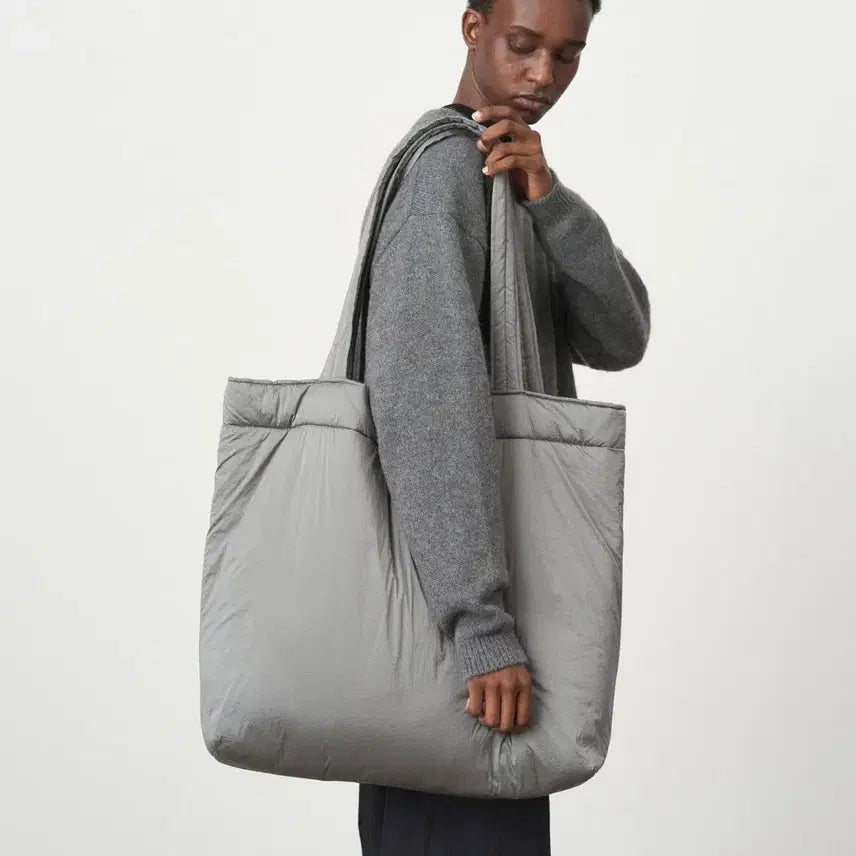 [BUNJANG] ATON Chambray Nylon Big N. Bag / ATON 에이톤 샴브레이 나일론 BIG N.BAG