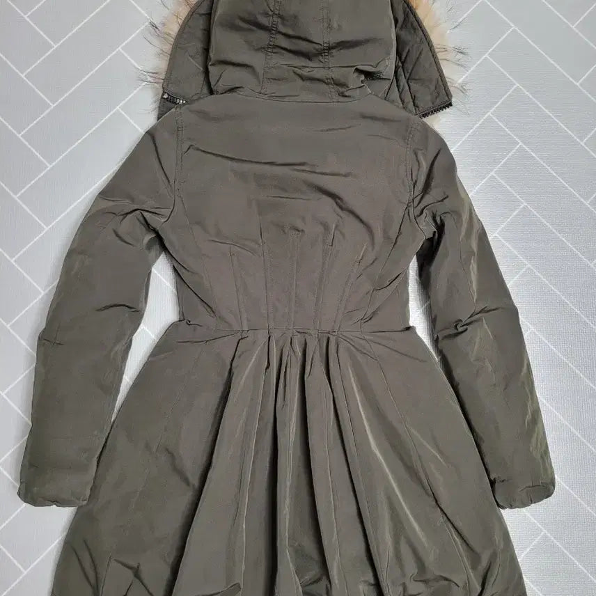 [BUNJANG] Moncler ARRIOUS Khaki Raccoon Fur Women&