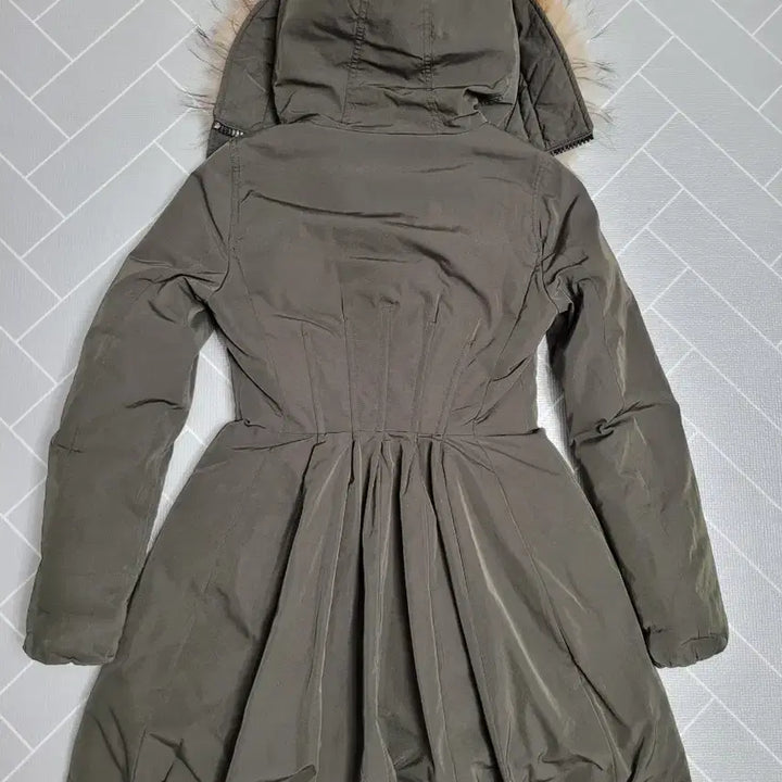 [BUNJANG] Moncler ARRIOUS Khaki Raccoon Fur Women&