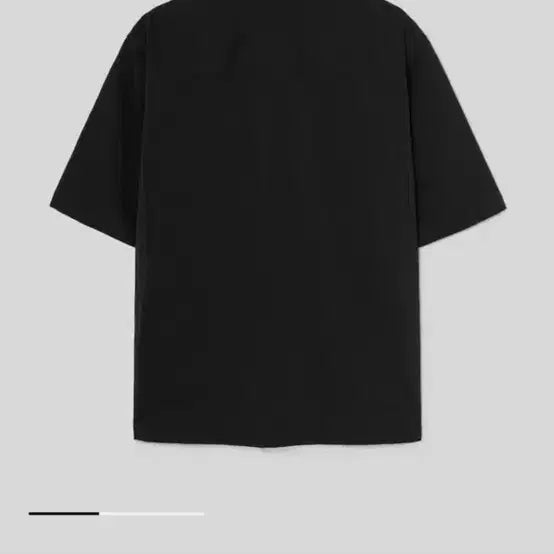 BUNJANG] Theory Kelso Oversized Short Sleeve Shirt - Black / 띠