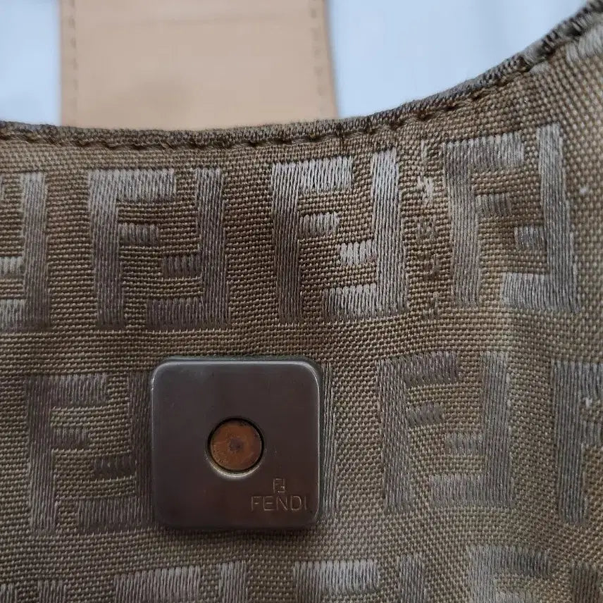 [BUNJANG] Fendi Zucchino Beige Shoulder Bag / (정품)펜디 주카 베이지 숄더백