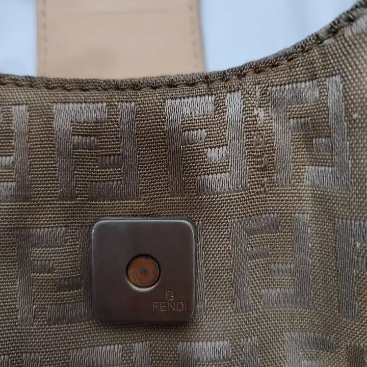 [BUNJANG] Fendi Zucchino Beige Shoulder Bag / (정품)펜디 주카 베이지 숄더백