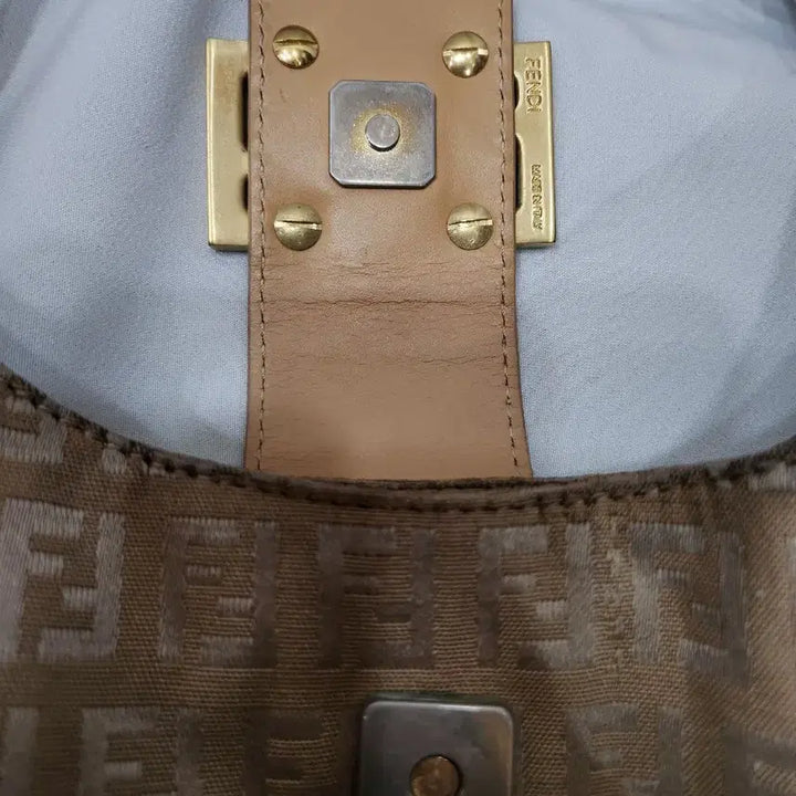 [BUNJANG] Fendi Zucchino Beige Shoulder Bag / (정품)펜디 주카 베이지 숄더백
