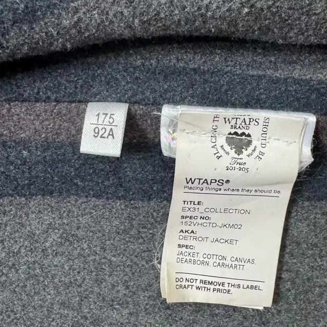 [BUNJANG] WTAPS Carhartt Detroit Jacket / Carhartt X WTAPS  M 디트로이트자켓