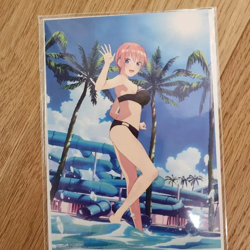 [BUNJANG] The Quintessential Quintuplets Ichika Swimsuit Illustration Photocard / 5등분의 신부 극장판 이치카 수영복 일러스트 카드