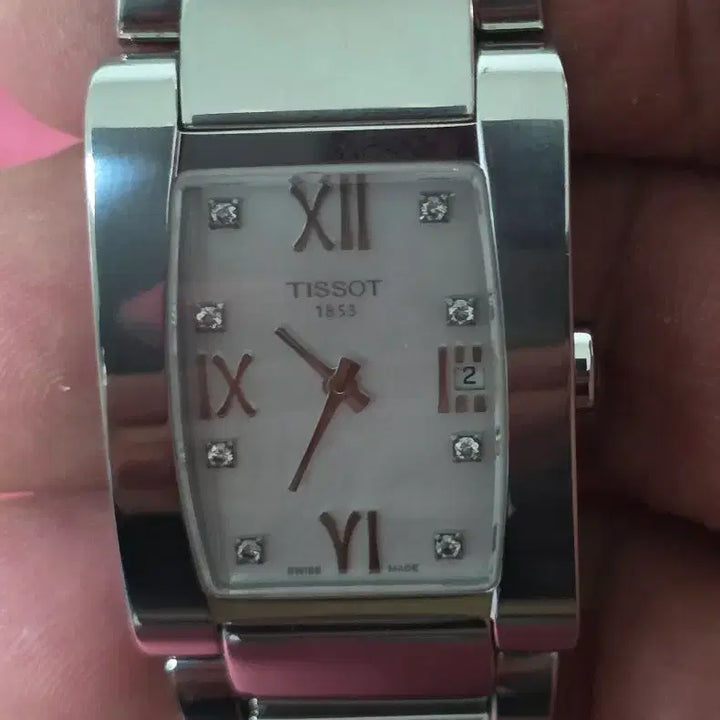 [BUNJANG] Tissot T-Lady Quartz Watch / 티쏘 T 레이디 자개판 쿼츠 시계