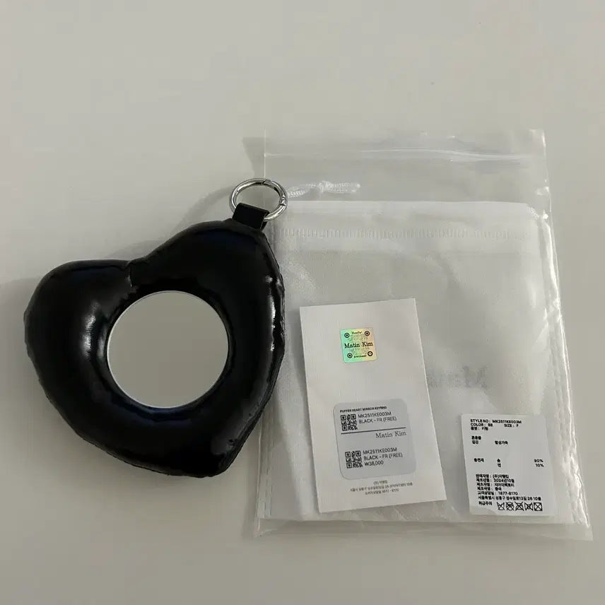 [BUNJANG] Matinkim Heart Keyring Black / 마뗑킴 하트 키링 블랙 새상품 /마지막가격