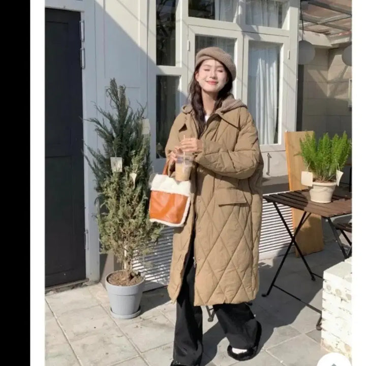 [BUNJANG] Women's Long Padded Coat / 여성 롱패딩