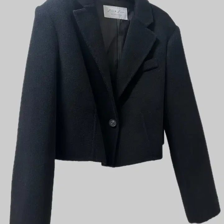 [BUNJANG] Unbranded Wool & Cashmere Blend Handmade Jacket Coat / (새상품) 제평 고퀄 핸드메이드 자켓 코트 울80 캐시미어20