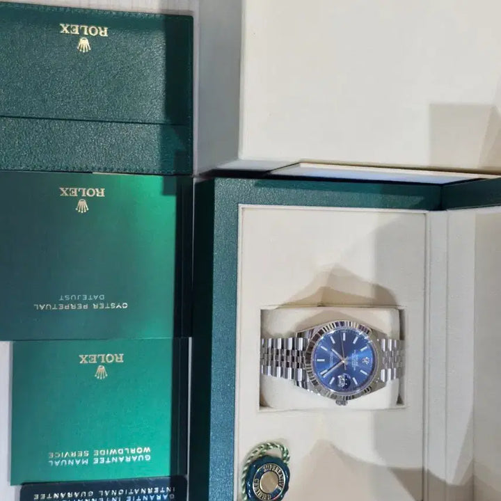 [BUNJANG] Rolex Datejust 41 Blue Dial Steel Watch / 롤렉스 데이저스트41 청판 스틸 풀구성