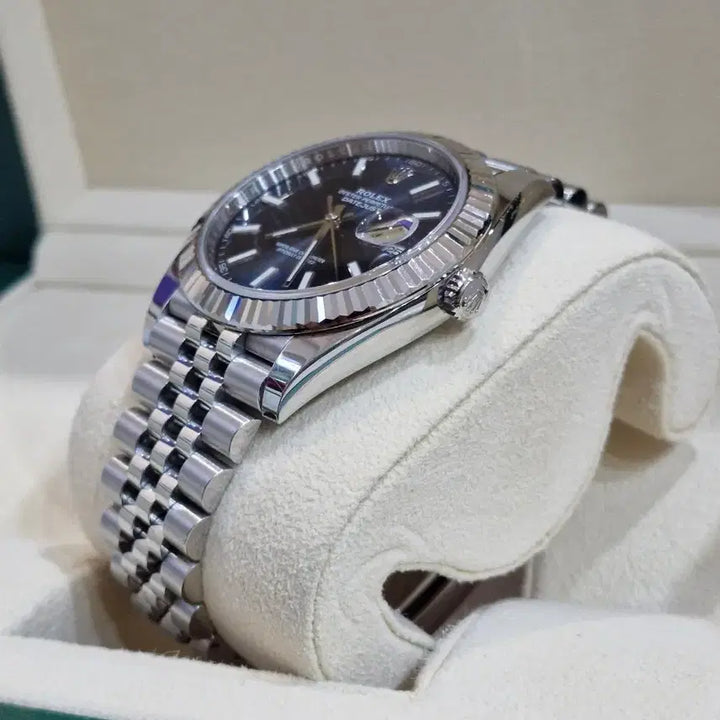 [BUNJANG] Rolex Datejust 41 Blue Dial Steel Watch / 롤렉스 데이저스트41 청판 스틸 풀구성