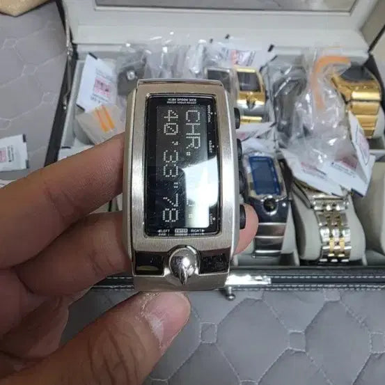 [BUNJANG] ALBA Digital Watch Silver Bundle Set / 알바웹 구웹 뉴웹 디지털 시계 실버 상세가격써놨습니다@@