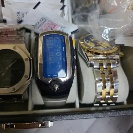 [BUNJANG] ALBA Digital Watch Silver Bundle Set / 알바웹 구웹 뉴웹 디지털 시계 실버 상세가격써놨습니다@@