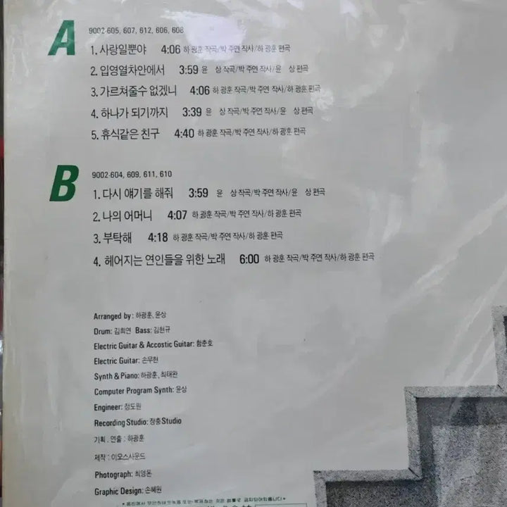 [BUNJANG] Kim Min Woo Vol.1 LP First Pressing / 김민우 1집 LP 초판