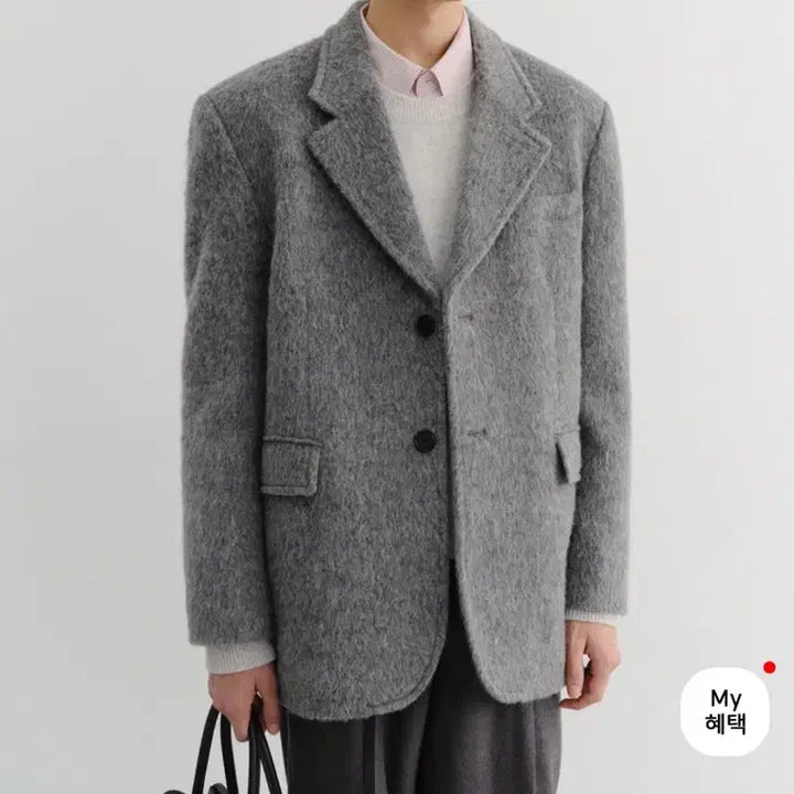 [BUNJANG] Dunst Alpaca Blazer Coat XL / 던스트 알파카 블레이저 코트 XL