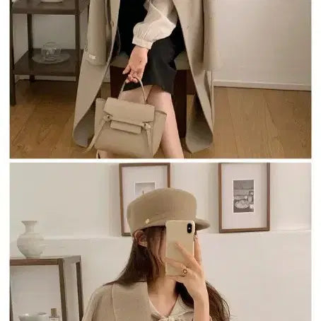 [BUNJANG] Fabbit Merino Wool Handmade Coat / 퍼빗 메리노울 메모리 핸드메이드 코트