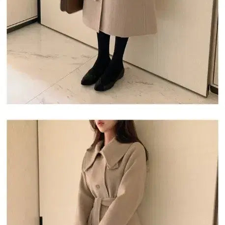 [BUNJANG] Fabbit Merino Wool Handmade Coat / 퍼빗 메리노울 메모리 핸드메이드 코트