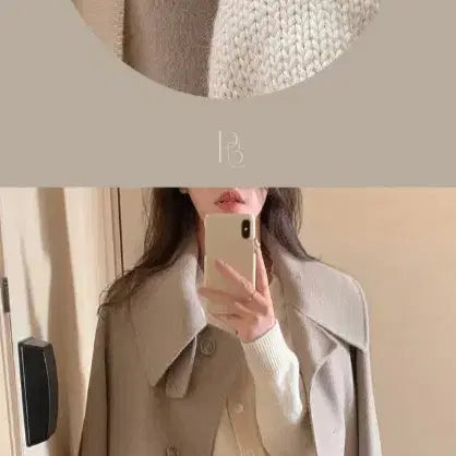 [BUNJANG] Fabbit Merino Wool Handmade Coat / 퍼빗 메리노울 메모리 핸드메이드 코트