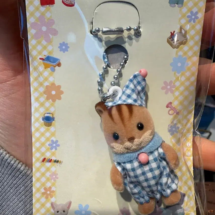 [BUNJANG] Sylvanian Families Keychain Set (5 Items) - Sealed / 실바니안 키링 5종 미개봉 새상품 다람쥐 토끼 흑곰