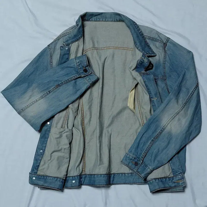 [BUNJANG] Rocawear Oversized Denim Jacket / 할인!![46] 로카웨어(Rocawear) 올드스쿨 오버사이즈 데님 자켓