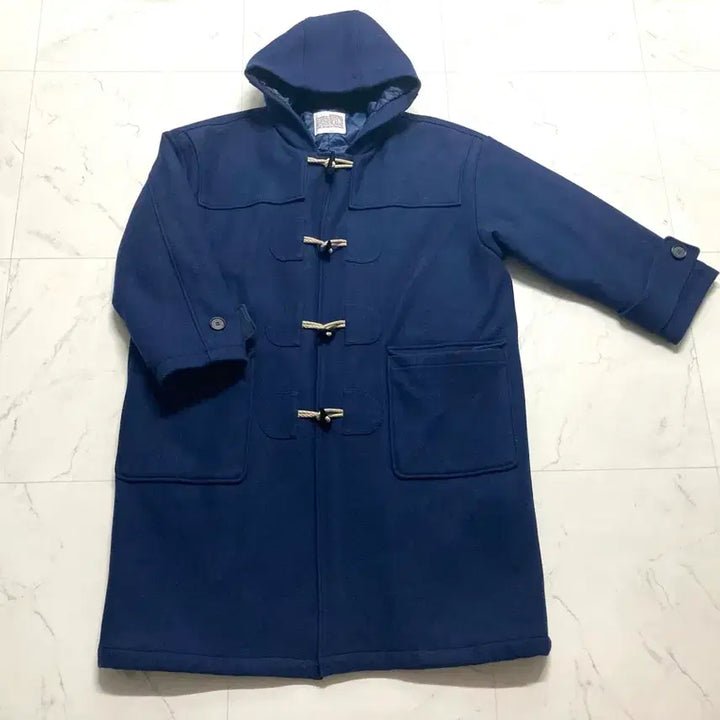 [BUNJANG] Birthday Suit Long Duffle Coat Navy M / (거의 새것)벌스데이수트 롱 더플 떡볶이 코트 105-110 M