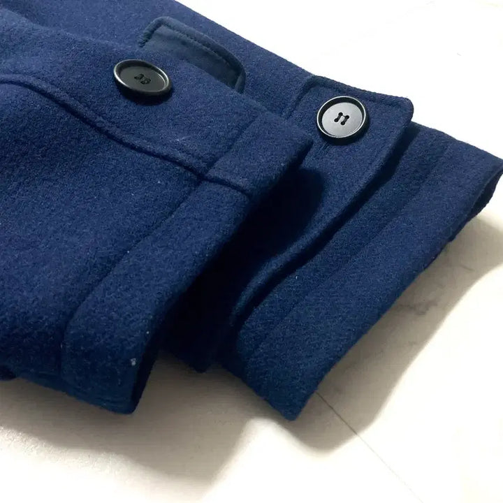 [BUNJANG] Birthday Suit Long Duffle Coat Navy M / (거의 새것)벌스데이수트 롱 더플 떡볶이 코트 105-110 M