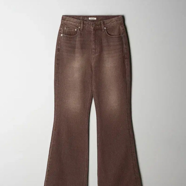 [BUNJANG] ABIE MUA Washed Vintage Bootcut Jeans Brown / 아비에무아 워시드 빈티지 부츠컷 진 브라운