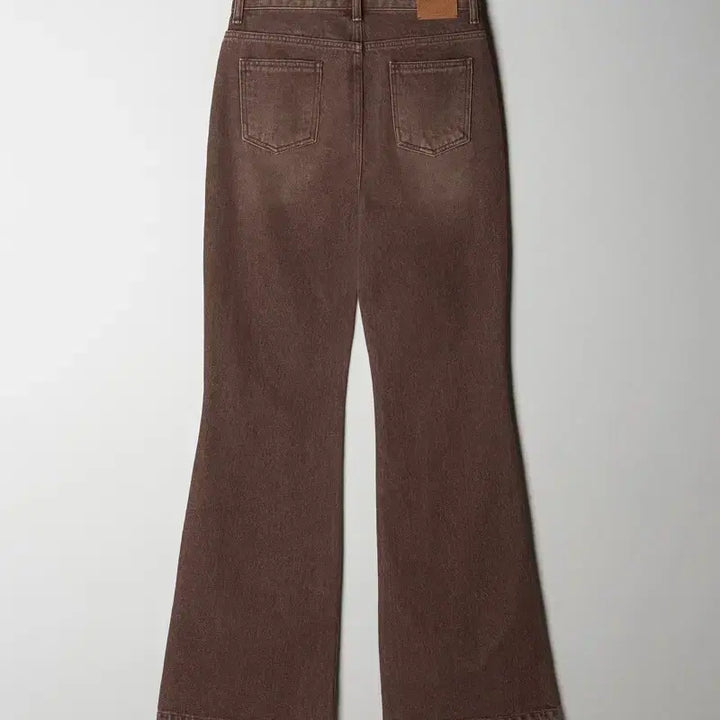 [BUNJANG] ABIE MUA Washed Vintage Bootcut Jeans Brown / 아비에무아 워시드 빈티지 부츠컷 진 브라운