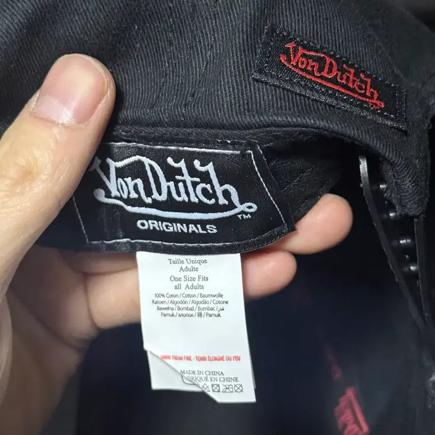 [BUNJANG] Von Dutch Trucker Cap Hat / 본더치 볼캡 모자 트러커 레드 빨강 블랙 검정 야구 y2k 힙합 댄서