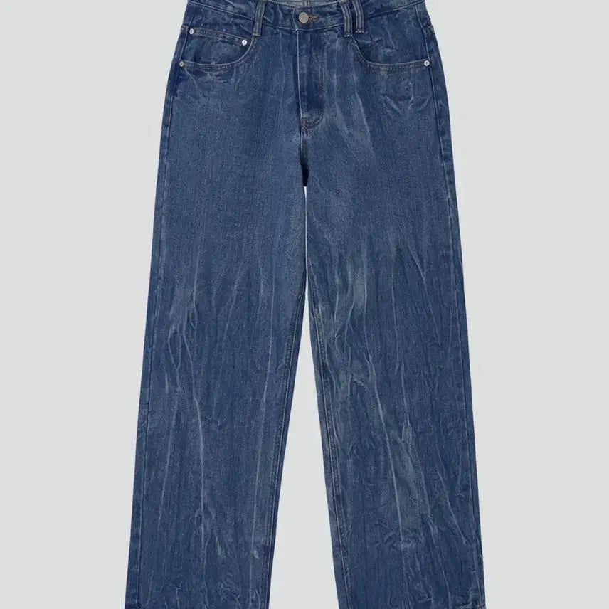 [BUNJANG] Dekete Mid Rise Wide Jeans / 데케트 mid rise wide jeans DCPT027 crinkle