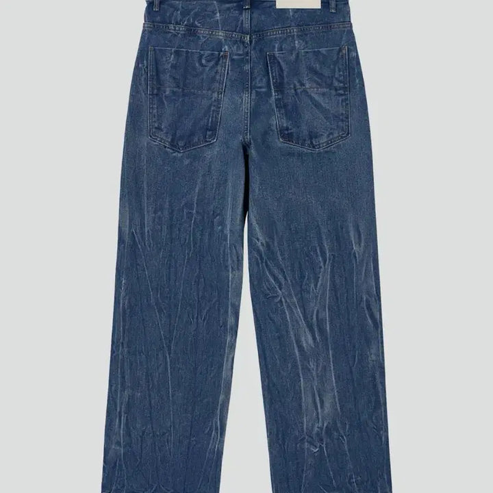 [BUNJANG] Dekete Mid Rise Wide Jeans / 데케트 mid rise wide jeans DCPT027 crinkle