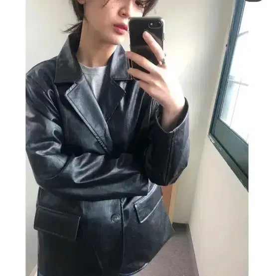 [BUNJANG] Wisolitude Leather Jacket / 위솔리튜드 레더 자켓