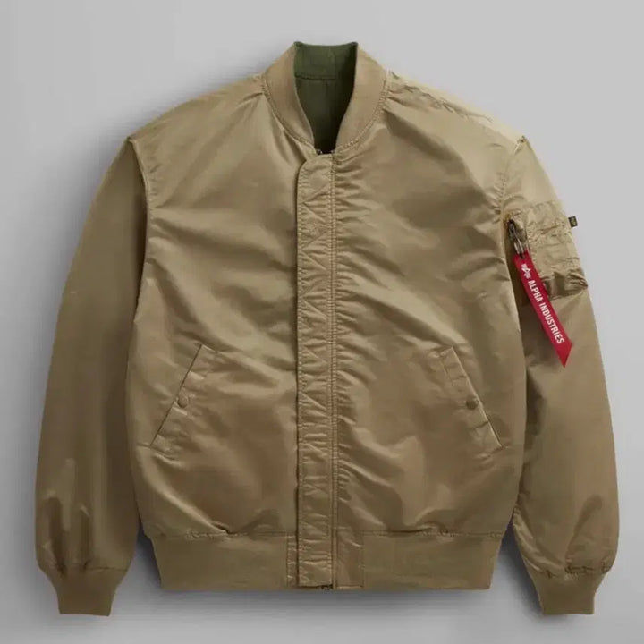 [BUNJANG] Alpha Industries MA-1 Flight Jacket OG-107 Green/Khaki Reversible (S) / 알파인더스트리 MA-1 플라이트 자켓 OG-107 그린/카키 리버서블 S