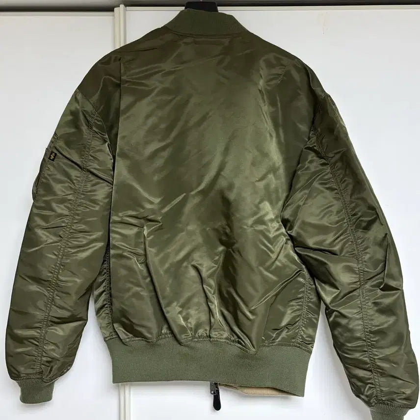 [BUNJANG] Alpha Industries MA-1 Flight Jacket OG-107 Green/Khaki Reversible (S) / 알파인더스트리 MA-1 플라이트 자켓 OG-107 그린/카키 리버서블 S