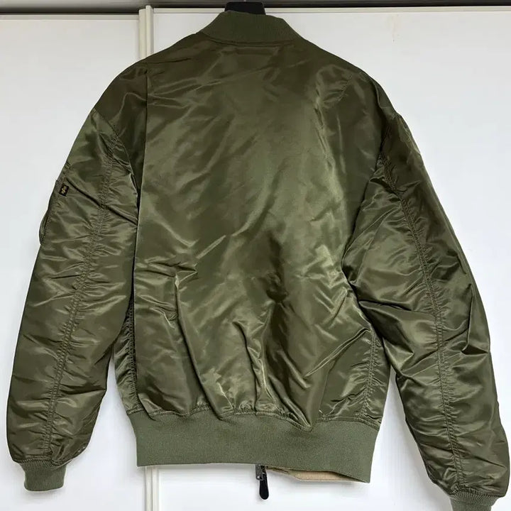 [BUNJANG] Alpha Industries MA-1 Flight Jacket OG-107 Green/Khaki Reversible (S) / 알파인더스트리 MA-1 플라이트 자켓 OG-107 그린/카키 리버서블 S
