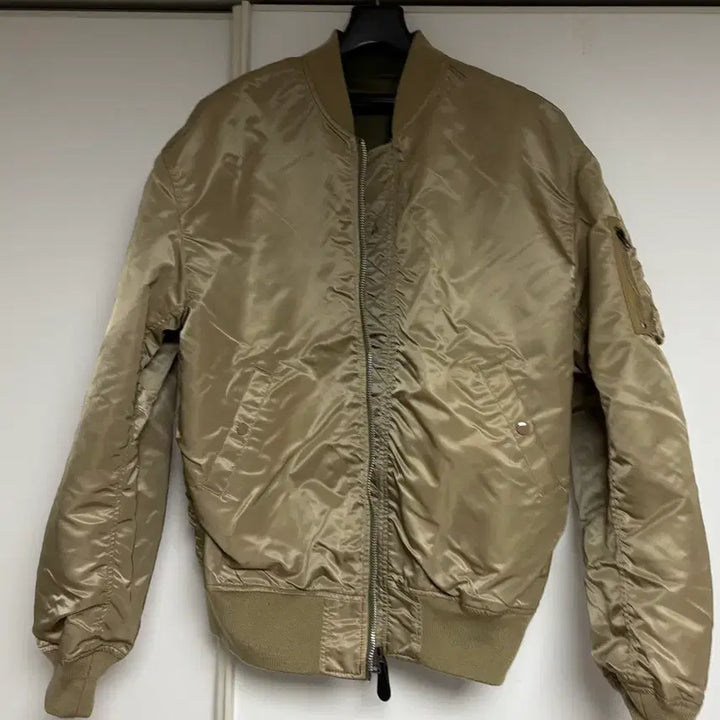 [BUNJANG] Alpha Industries MA-1 Flight Jacket OG-107 Green/Khaki Reversible (S) / 알파인더스트리 MA-1 플라이트 자켓 OG-107 그린/카키 리버서블 S