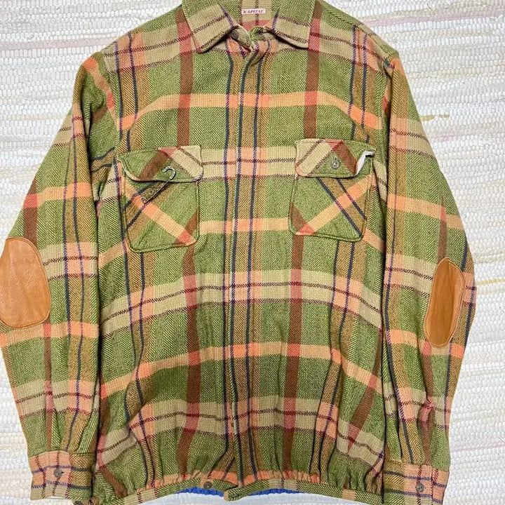 [BUNJANG] KAPITAL Check Shirt / (마지막가격)KAPITAL 캐피탈 체크 셔츠 엘보우 패치